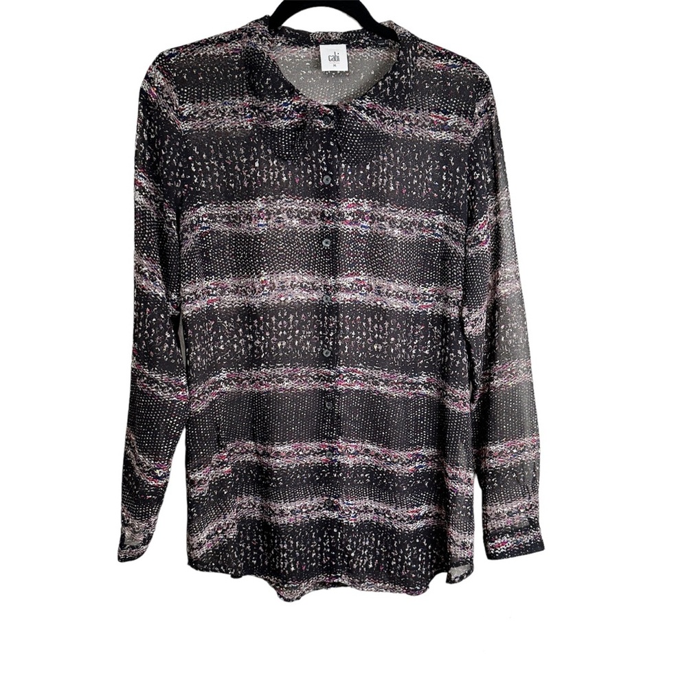 Cabi Paris Blouse Sz M‎ Style 3249 Peter Pan Collar